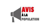 AVIS A LA POPULATION